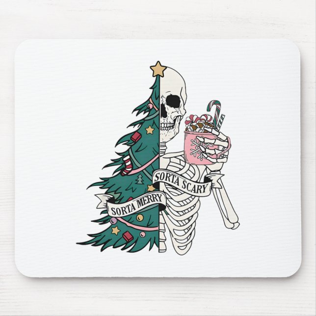 Sorta Merry Sorta Scary Christmas  Mouse Pad (Front)