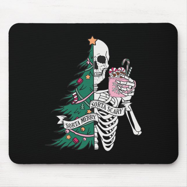 Sorta Scary Sorta Merry Christmas  Mouse Pad (Front)