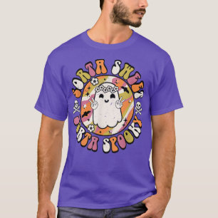 Sorta Sweet Sorta Spooky Cute Ghost Halloween Spoo T-Shirt
