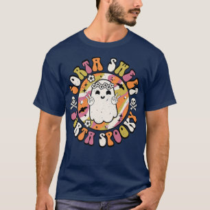 Sorta Sweet Sorta Spooky Cute Smiling Ghost Funny T-Shirt