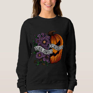 Sorta Sweet Sorta Spooky Flower Pumpkin Sweatshirt