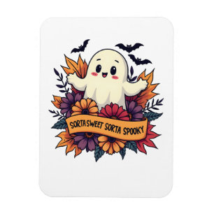 Sorta Sweet Sorta Spooky Halloween Ghost Fall Love Magnet