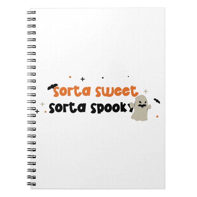 Sorta Sweet Sorta Spooky Notebook (Front)