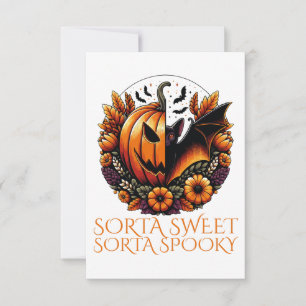 Sorta Sweet Sorta Spooky Thank You Card