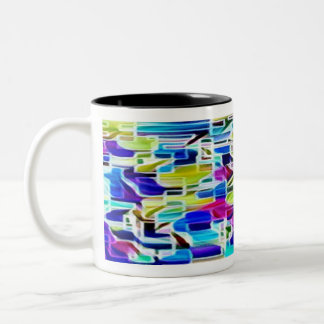 Sort'as Colorful Attack Two-Tone Coffee Mug
