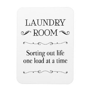 Sorting Out Life One Load At A Time Funny Laundry Magnet