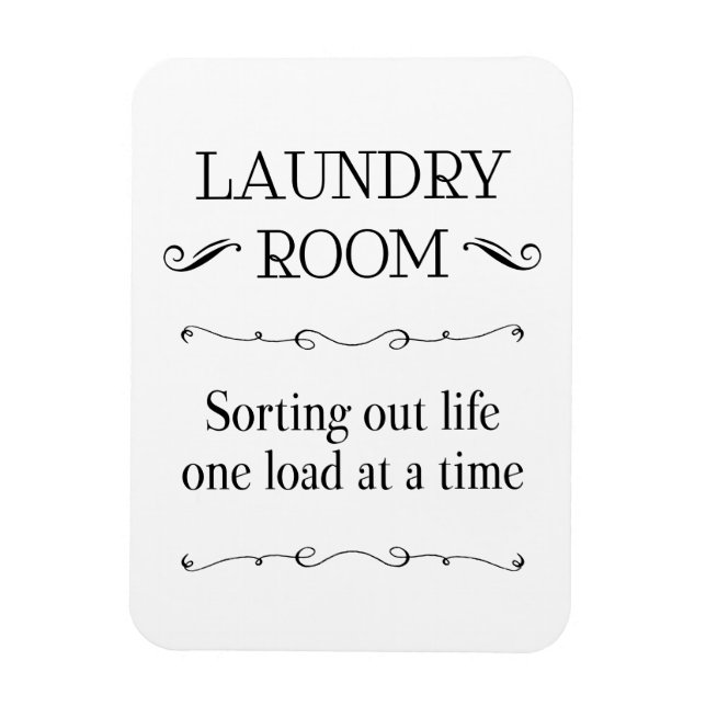 Sorting Out Life One Load At A Time Funny Laundry Magnet (Vertical)