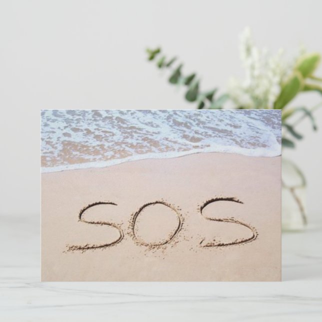 SOS INVITATION (Standing Front)