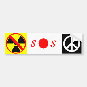 SOS Japan Bumper Sticker