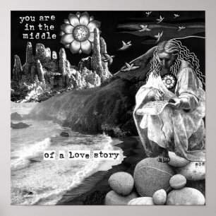 SOS You are in the Middle of a Love Story Poster