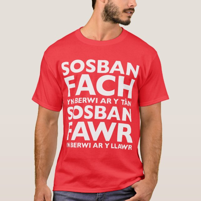 Sosban Fach Yn Berwi Ar Y Tan T-Shirt (Front)