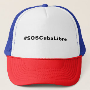 #SOSCubaLibre, SOS Cuba Libre Trucker Hat