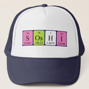 Soshi periodic table name hat