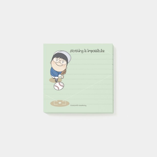 sosoHoney baseball  Post-it Notes (Front)