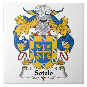 Sotelo Family Crest Ceramic Tile