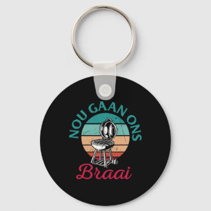 Soth African Bbq Nou Gaan Ons Braai South Africa 2 Key Ring