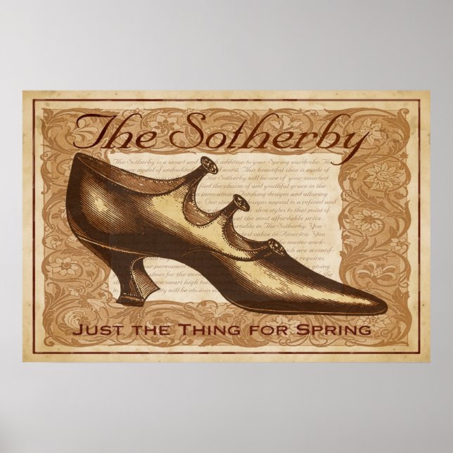 Sotherby Vintage Shoe Print (Front)