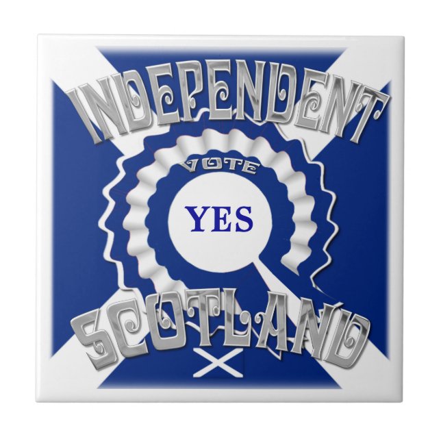 Sottish Independence Campaign Tile (Front)