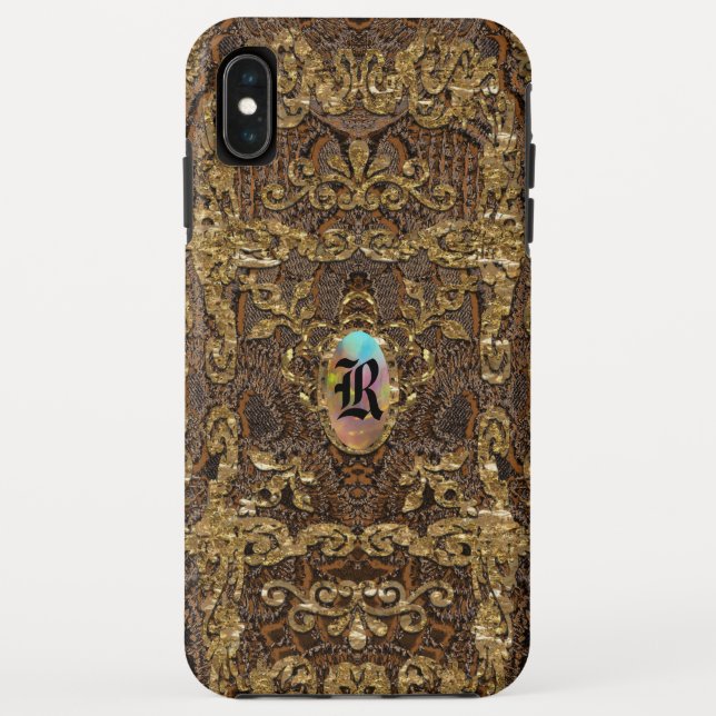 Soubrette Elegant Monogram Case-Mate iPhone Case (Back)
