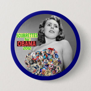 Soubrettes for Obama 2012 7.5 Cm Round Badge