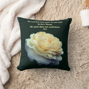 Soul And Mind Rumi Inspirational Quote Cushion