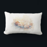 Soul at Rest – A Sanctuary of Stillness Lumbar Cushion<br><div class="desc">A gentle composition capturing the feeling of complete inner surrender.</div>