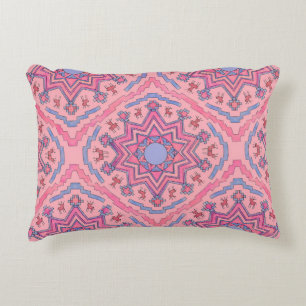 Soul Circle - Glowing Mandala Fleece Blanket Decorative Cushion