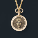 Soul Connections Gold Necklace<br><div class="desc">The "Soul Connections" design features the phrase in a vibrant, goldcolored beautiful angel image, creating a visually striking and dynamic display. The colours used in the text evoke a sense of energy and connection, reflecting the meaning behind the phrase. The design is simple yet impactful, making it suitable for a...</div>