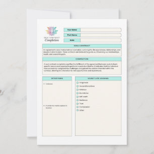Soul Contract Complete Template Manifestation Gift
