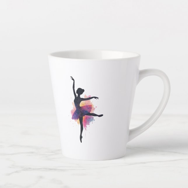 Soul Dance – Dreamy Ballet Latte Mug (Right)