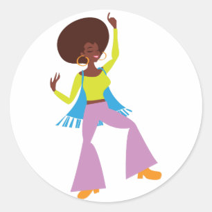 Soul Dancer Classic Round Sticker