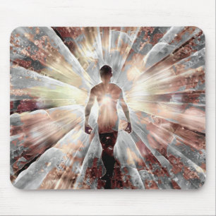 Soul energy beams mouse pad