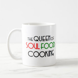 soul food cooking queen coffee mug