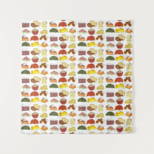 Soul Food Favourites Foodie Southern Cuisine Art Tapestry