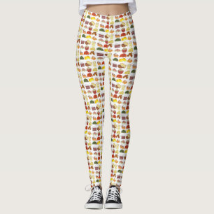 Soul Food Favourites Foodie Southern Cuisine Leggings