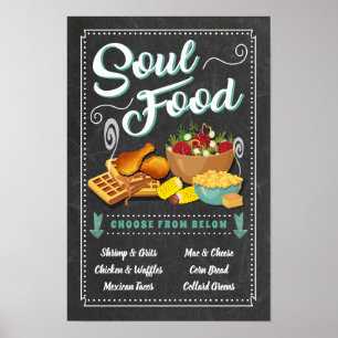 Soul Food Party Sign