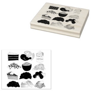 Soul Food Restaurant Southern Cuisine Cooking Rubber Stamp