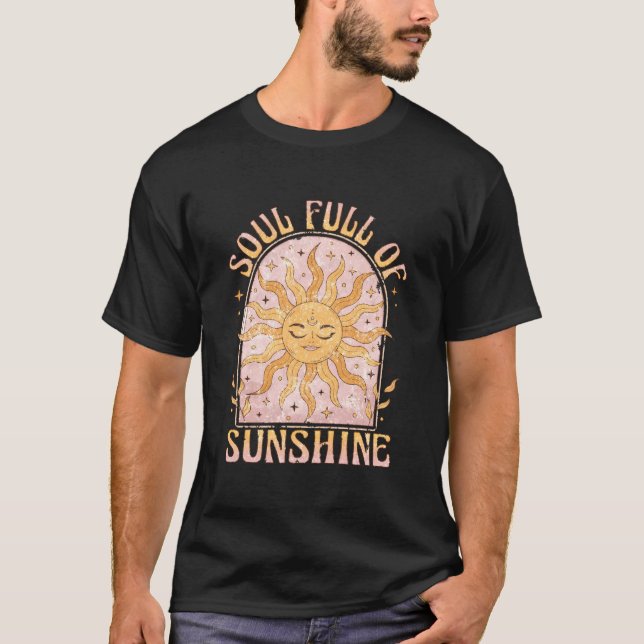 Soul Full Of Sunshine Sun And Moon Celestial Mysti T-Shirt (Front)