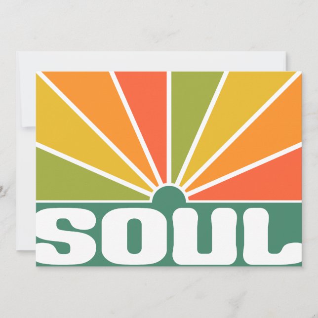 SOUL invitation, customise Invitation (Front)