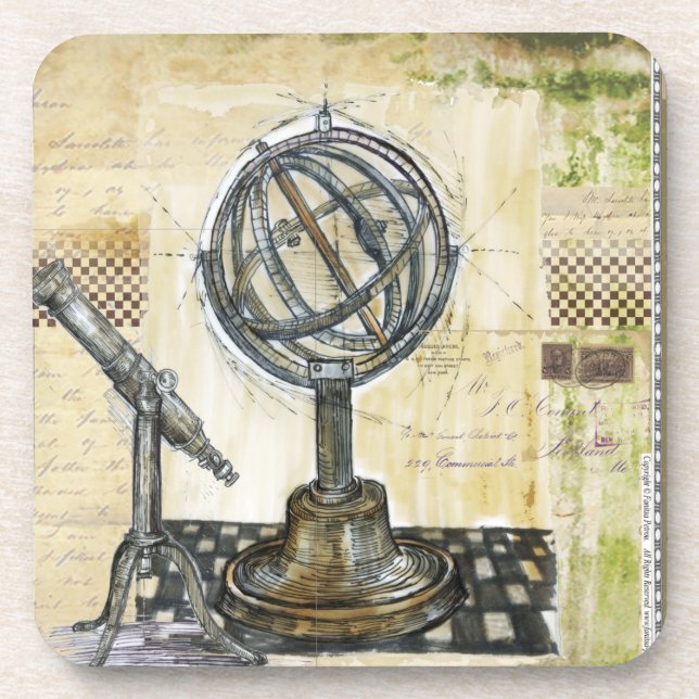 "Soul Journey", 5 plastic coaster (Front)