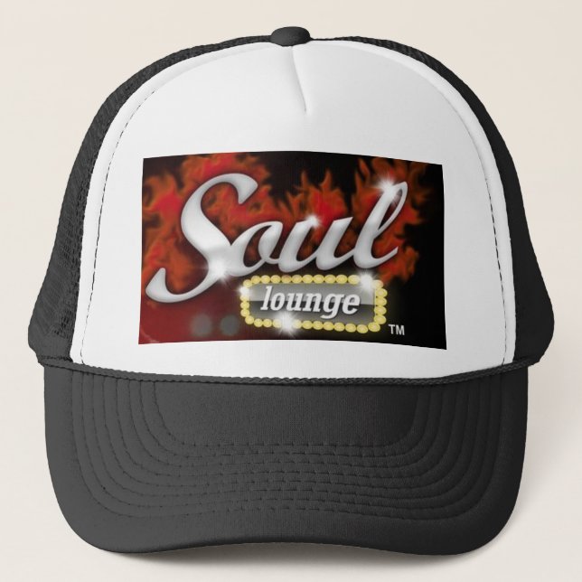 Soul Lounge Head Trucker Hat (Front)