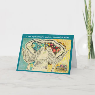 Soul Mate, Wedding, Anniversary, Hebrew Jewish Art Card