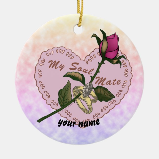 Soul Mate Wedding ornament (Front)
