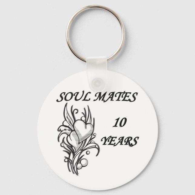 SOUL MATES 10 Years Key Ring (Front)