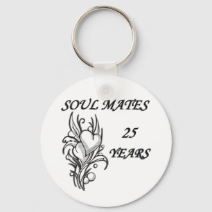SOUL MATES 25 Years Key Ring