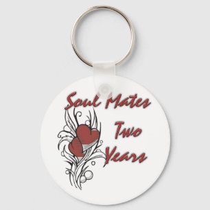Soul Mates 2 Years Key Ring