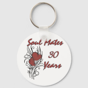 Soul Mates 30 Years Key Ring