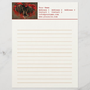 Soul Mates - Letterhead, Stationary Personalized Letterhead