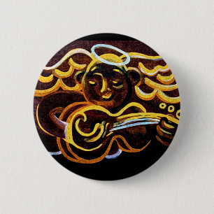 soul music 6 cm round badge