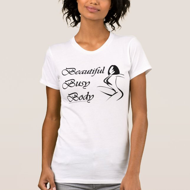 Soul Notes Busy Body Fitted Tee w/ Silhouette (Front)